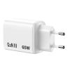 Ładowarka Verbatim Essentials 32353 GaN 65W biała