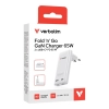 Ładowarka Verbatim Fold n Go 32355 GaN 65W biała