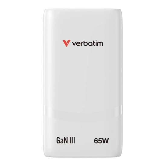 Ładowarka Verbatim Fold n Go 32355 GaN 65W biała
