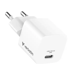 Ładowarka Verbatim Mini GaN 32395 USB-C 20W biała