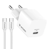 Ładowarka Verbatim Mini GaN 32396 USB-C 20W z kablem
