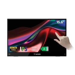 Monitor Verbatim przenośny, dotykowy LIGHT, 15,6" 32402