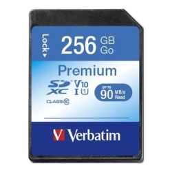 Karta pamięci Verbatim karta SD Premium U1, 256 GB, UHS-I U1 (klasa 10)