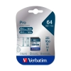 Karta pamięci Verbatim karta SD Pro U3, 64 GB, UHS-I U3 (klasa 10), V30