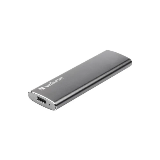Dysk zewnętrzny SSD Verbatim Vx500, 120 GB, srebrny, 2,5", USB-C 47441