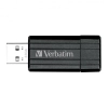 Pendrive Verbatim PinStripe 32 GB MPN 49064 w kolorze czarny, ze złączem USB-A.
