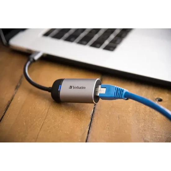 Adapter USB-C Gigabit Ethernet Verbatim 49146