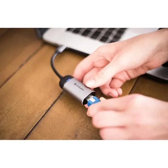 Adapter USB-C Gigabit Ethernet Verbatim 49146