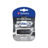 Pendrive Verbatim USB 3.0, 256 GB, V3, Store N Go, czarny, USB A 49168