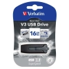 Pendrive Verbatim V3 16 GB w kolorze czarny, ze złączem USB-A.