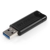 Pendrive Verbatim PinStripe 32 GB MPN 49317 w kolorze czarny, ze złączem USB-A.