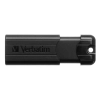 Pendrive Verbatim USB 3.0, 64 GB, PinStripe, Store N Go, czarny, 49318