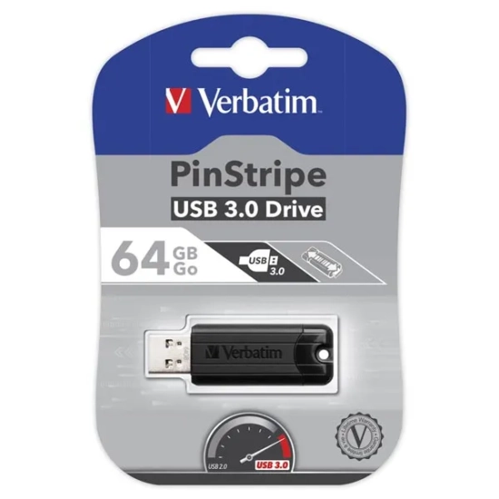 Verbatim PinStripe 49318 64 GB USB 3.2 Gen 1