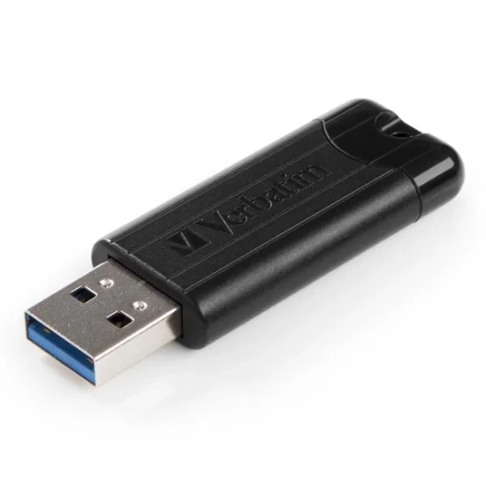 Verbatim Pendrive PinStripe 128 GB USB 3.2 Gen 1 czarny 49319