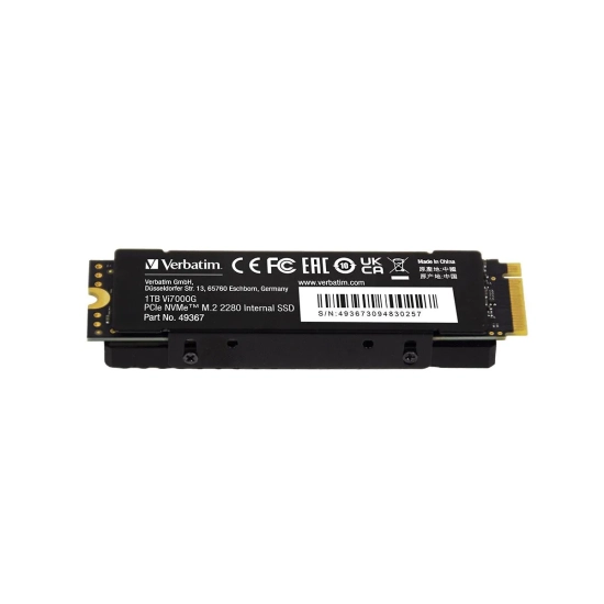 Dysk SSD Verbatim Vi7000G M.2, 1000 GB, czarny, NVMe, 1 TB 49367