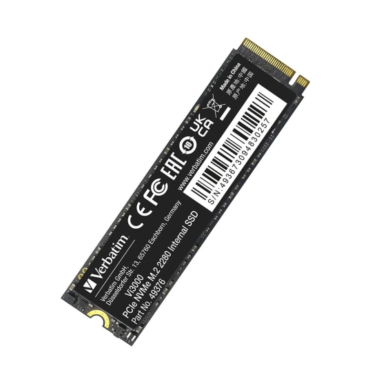 Dysk SSD Verbatim Vi3000 M.2, 2000 GB, czarny, NVMe, 2 TB 49376