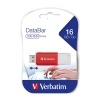 Verbatim Pendrive DataBar 16 GB USB 2.0 czerwony 49453
