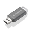 Pendrive Verbatim USB 2.0, 128 GB, DataBar, szary, do archiwizacji danych