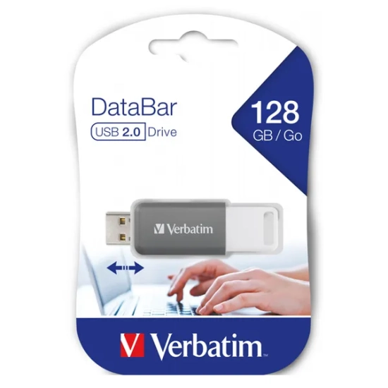 Verbatim Pendrive DataBar 128 GB USB-A 49456