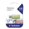 Pendrive Verbatim USB 2.0, 128 GB, Store, N, Go PinStripe, zielony, 49462