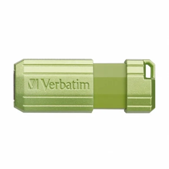 Pendrive Verbatim USB 2.0, 128 GB, Store, N, Go PinStripe, zielony, 49462