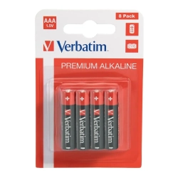 Baterie Verbatim AAA alkaliczne 8 szt. 49502