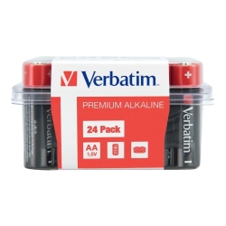 Baterie Verbatim AA alkaliczne 24 szt. 49505