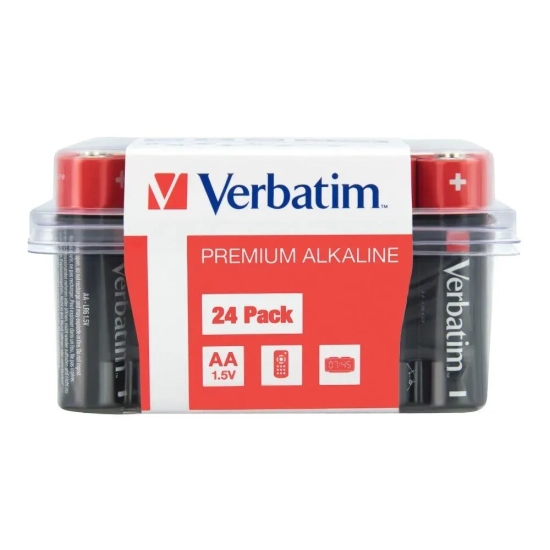 Baterie Verbatim AA alkaliczne 24 szt. 49505