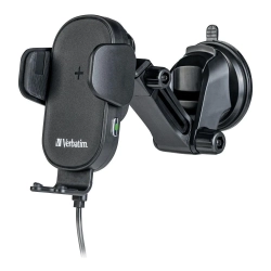 Verbatim FWC-01 49552 samochodowa ładowarka Qi 15 W — produkt na białym tle