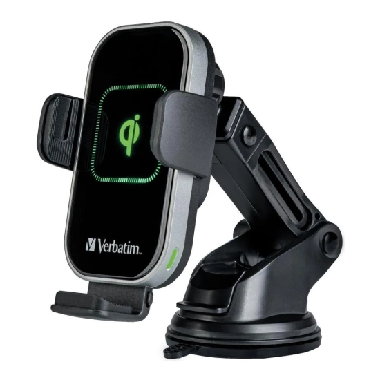 Verbatim FWC-02 49553 samochodowa ładowarka Qi 15 W — produkt na białym tle