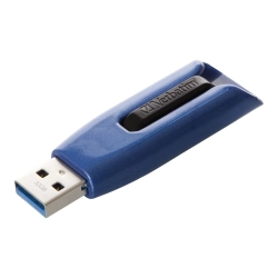 Pendrive Verbatim V3 MAX 32 GB w kolorze niebieski, ze złączem USB-A.