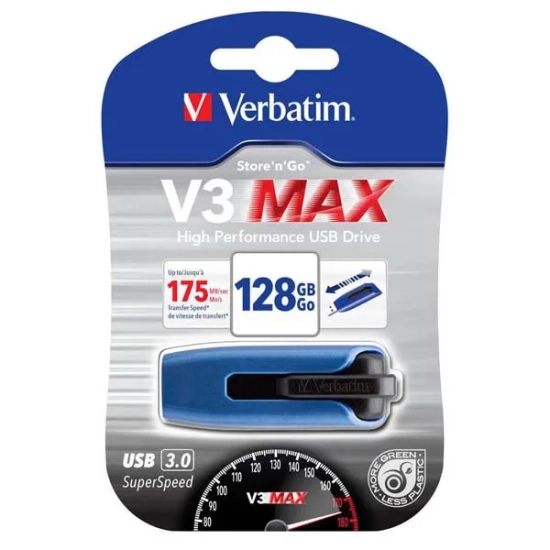 Verbatim Pendrive V3 MAX 128 GB USB-A 49808