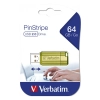 Pendrive Verbatim USB 2.0, 64 GB, Store, N, Go PinStripe, zielony, 49964