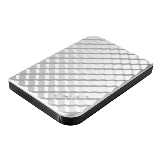 Zewnętrzny dysk HDD Verbatim Store 'n' Go 2 TB w kolorze srebrny, wariant 53198.