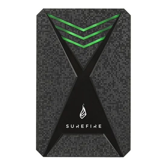 Dysk SSD SureFire GX3 Gaming 512 GB RGB; widoczny dokładny wariant produktu w kolorze Czarny.