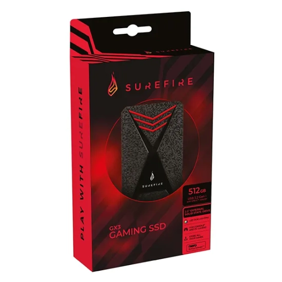 Dysk SSD SureFire GX3 Gaming 512 GB RGB