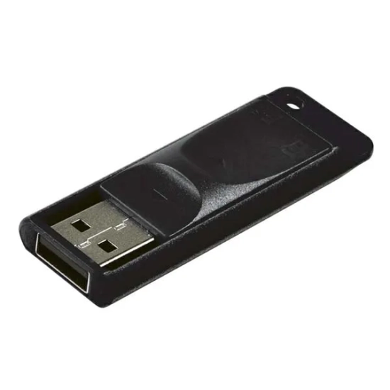 Verbatim Pendrive Slider 64 GB USB 2.0 czarny 98698