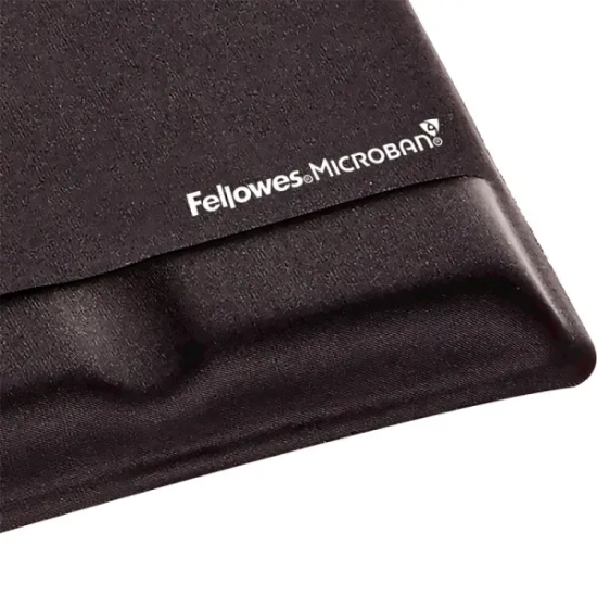 Podkładka pod mysz Fellowes Health-V i nadgarstek piankowa, czarna 9181201