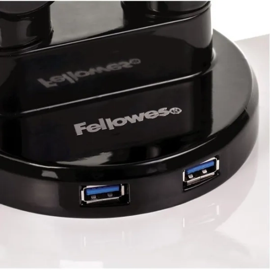 Fellowes Platinum uchwyt na 2 monitory do 27 cali, czarny