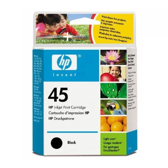 Oryginalny tusz HP 45 51645AE, czarny, 42 ml, 930 stron