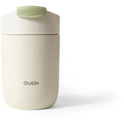 Kubek termiczny OUTIN OT-TUM-01-SW 350 ml biały. Zdjęcie przedstawia dokładny wariant OT-TUM-01-SW.