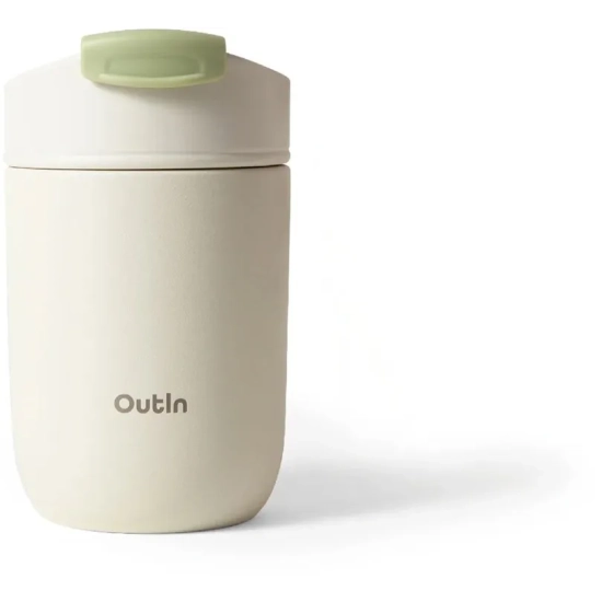 Kubek termiczny OUTIN OT-TUM-01-SW 350 ml biały. Zdjęcie przedstawia dokładny wariant OT-TUM-01-SW.