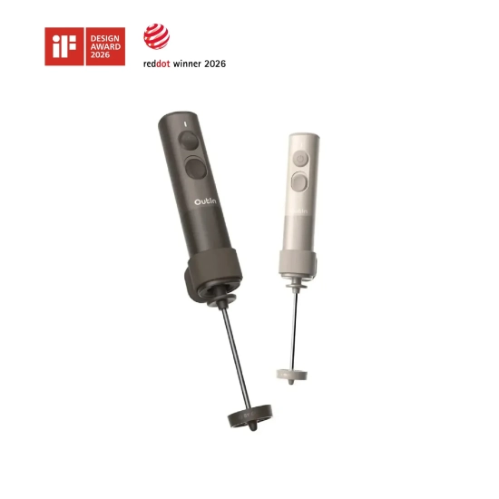 Spieniacz do mleka OutIn LattoGo USB-C Tundra Brown