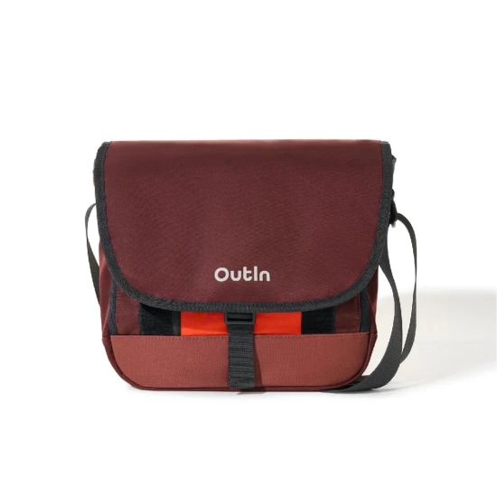 Torba OutIn Flex Messenger na sprzęt kawowy brązowa