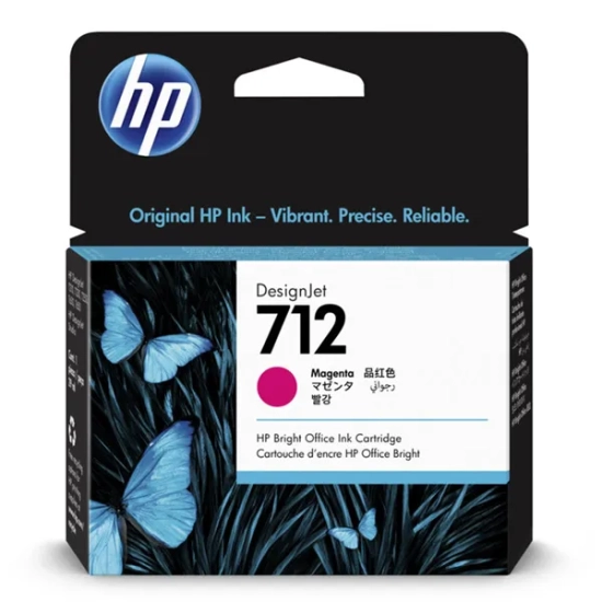 Oryginalny tusz HP 712 3ED68A, magenta, 29 ml