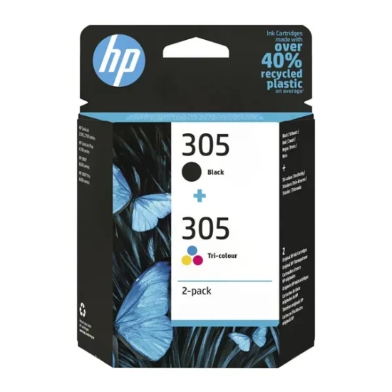 Oryginalny tusz HP 305 2-pack 6ZD17AE