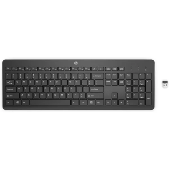 Klawiatura HP 230 bezprzewodowa CZ/SK, czarna klasyczna, 2.4 [GHz]