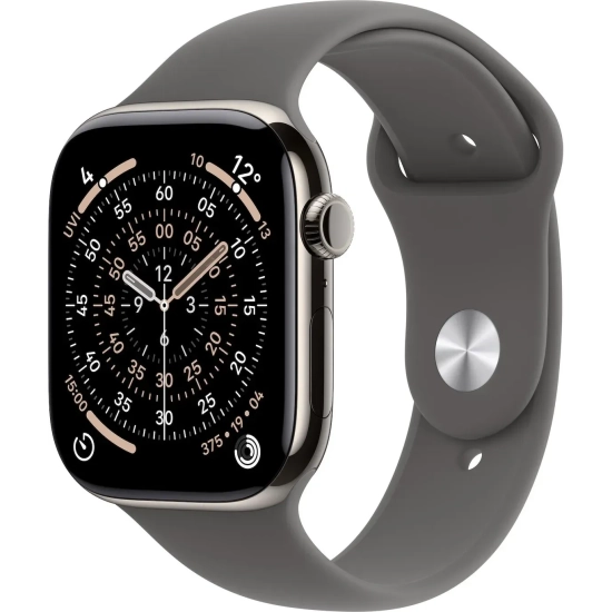 Apple Watch Series 11 42 mm GPS + Cellular, tytan w kolorze Natural, kod producenta MF8M4MP/A.