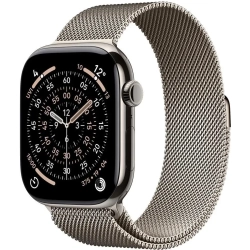 Apple Watch Series 11 46 mm GPS + Cellular; koperta 46 mm, materiał: tytan, kolor: łupek; pasek sportowy, kolor: czarny,