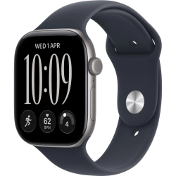 Apple Watch Series 12 42 mm GPS + Cellular; koperta 42 mm, materiał: aluminium, kolor: gwiezdna szarość; pasek sportowy,